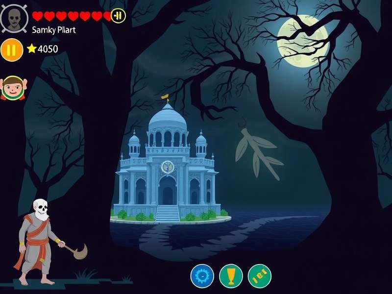 Shadowy Night Fright Indian Cultural Elements